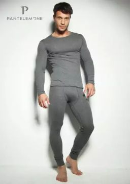 Кальсоны мужские  Pantelemone PMK-002, серые