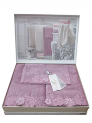 Набор полотенец LAURETTE - ЛАУРЕТТЕ 3пр 30х50 50х100 и 90х150 Maison Dor (Турция)