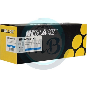 Тонер-картридж Hi-Black (HB-W2031X) для HP Color LaserJet Pro M454dn/M479dw, №415X, Cyan, 6K