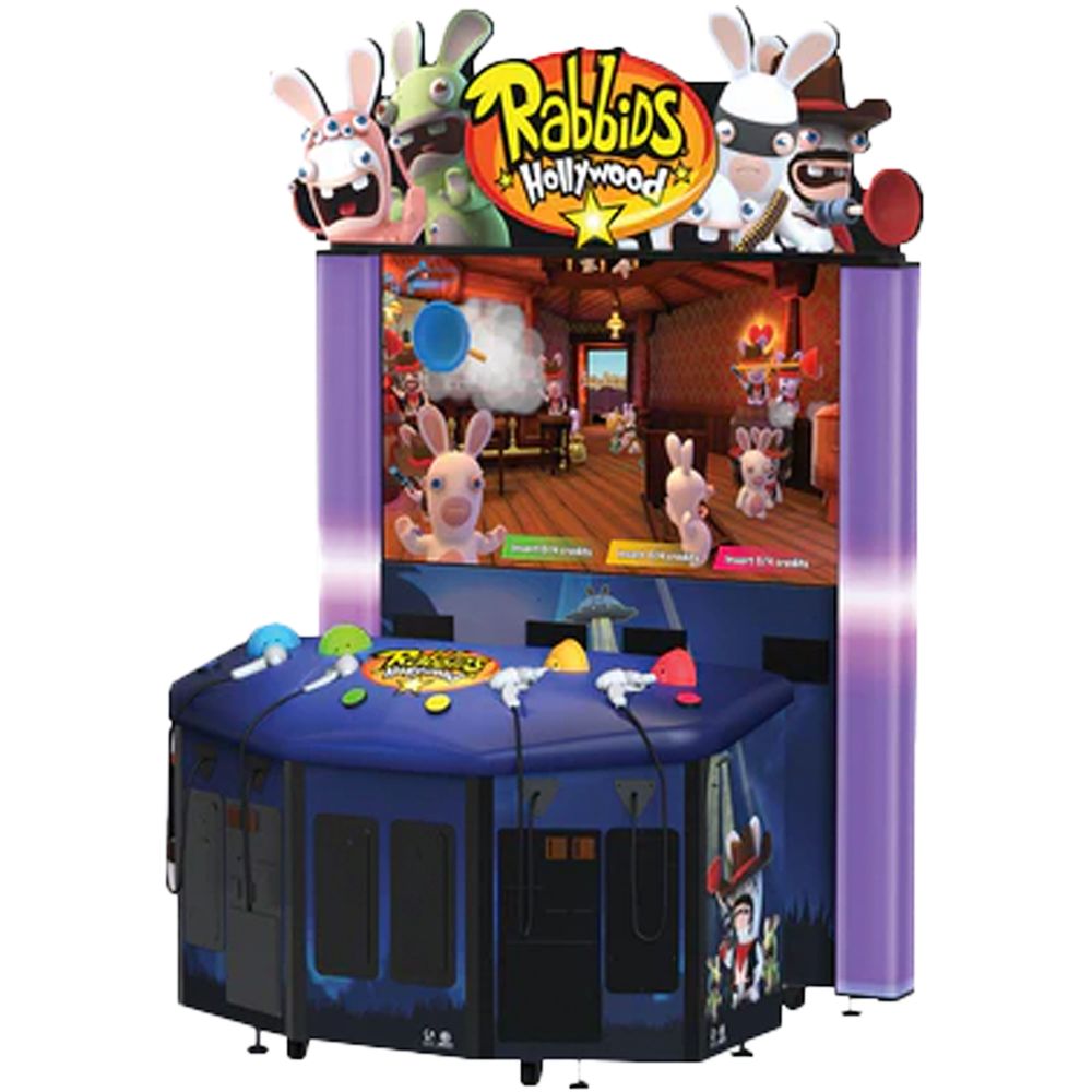 Аркадный автомат стрелялка на 2-х игроков «Rabbids Hollywood Mini»