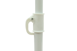 Зонт  2,0м бирюзовая полоска (уп.12шт.) 2 части арт.WRU051/1 "Garden story"