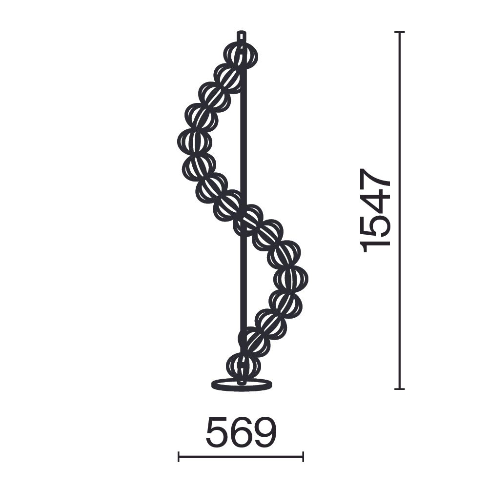 Напольный светильник (торшер) Maytoni MOD216FL-L38G3K