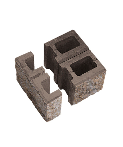 Блок заборный пустотелый для колонн ВЫБОР