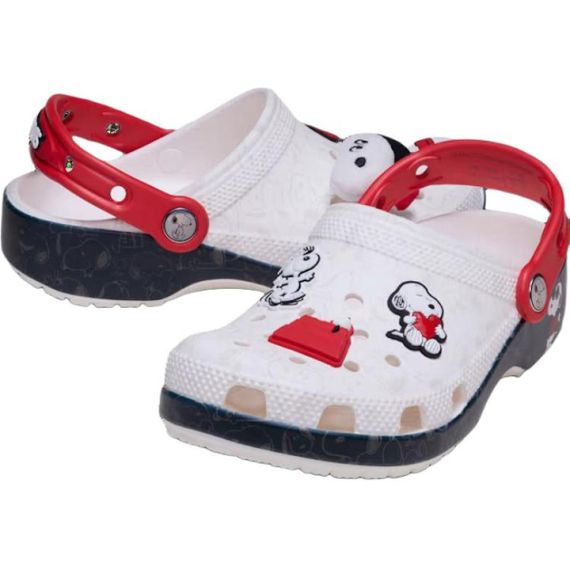 Crocs Classic Clog 'White Red'