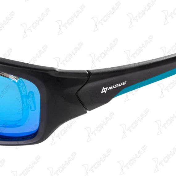 Очки поляризационные в жест.чехле (зеркал. синий) (N-OP-TF1978N-B) Nisus