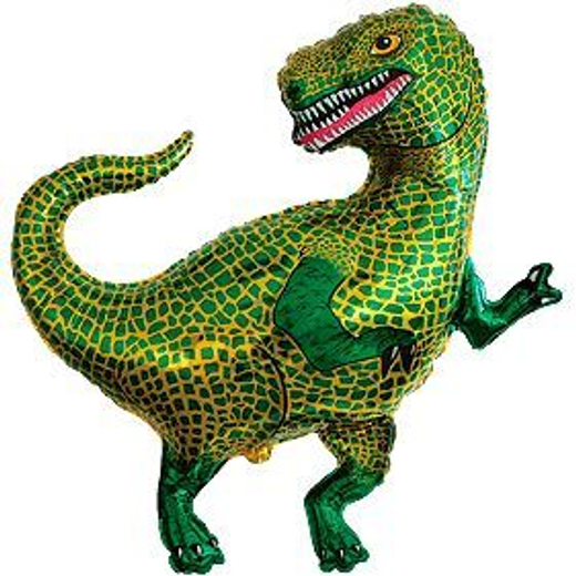 Шар-фигура/ мини фольга, Динозавр Тираннозавр (FM), 13/33 см