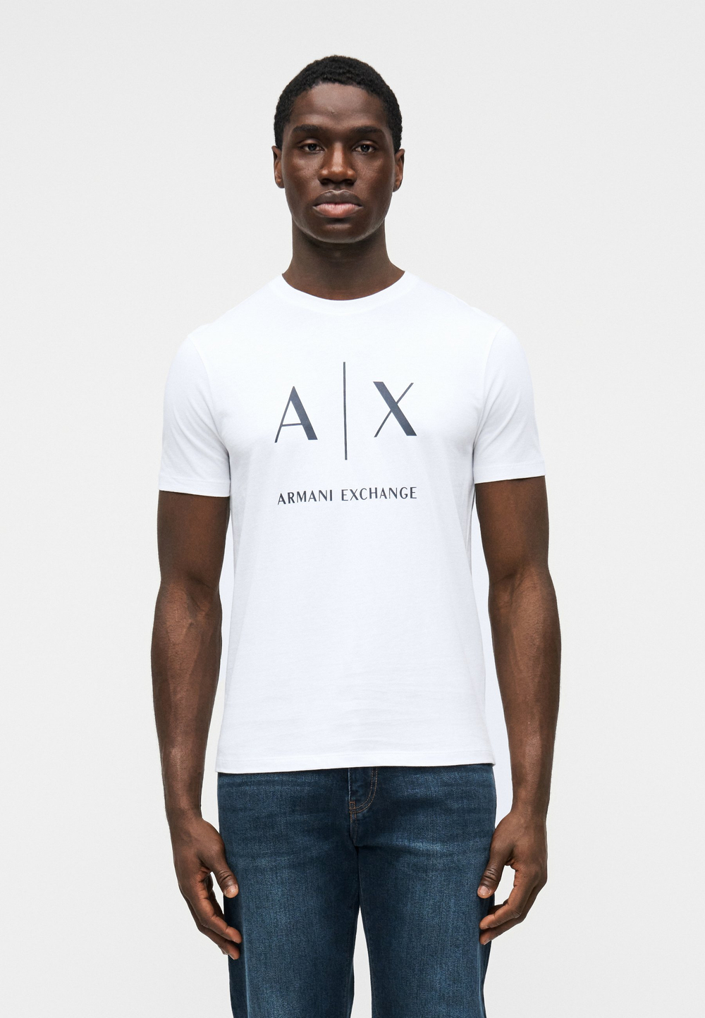 Armani Exchange Футболка с принтом - Белый