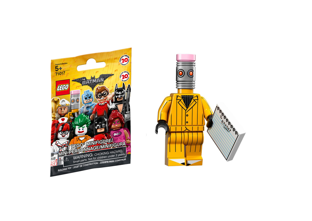 Минифигурка LEGO 71017 - 12 Ластик