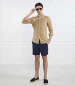 льняная рубашка POLO RALPH LAUREN - светло-коричневый(710829443)