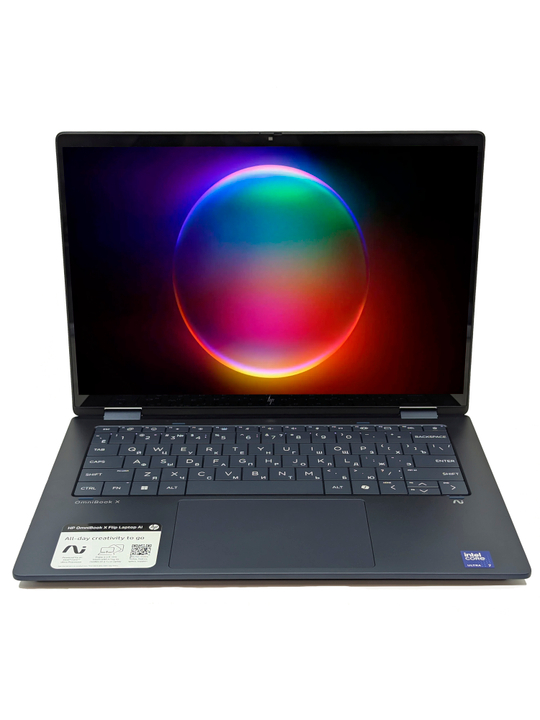 Ноутбук HP OmniBook X Flip 14" Ultra 7 256v, 16 ГБ, 1024 ГБ, Touch, Win 11