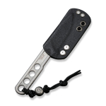 Нож туристический CIVIVI Fixed Blade Circulus сталь 10Cr15CoMoV, рукоять из нержавеющей стали с каменной отделкой чёрная