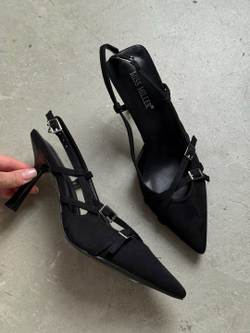 Туфли из эко замши