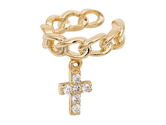 Кафф Цепь с крестиком