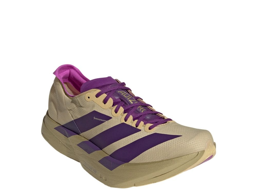 Мужские беговые кроссовки adidas Adizero Adios Pro 4 M Бежово-фиолетовые
