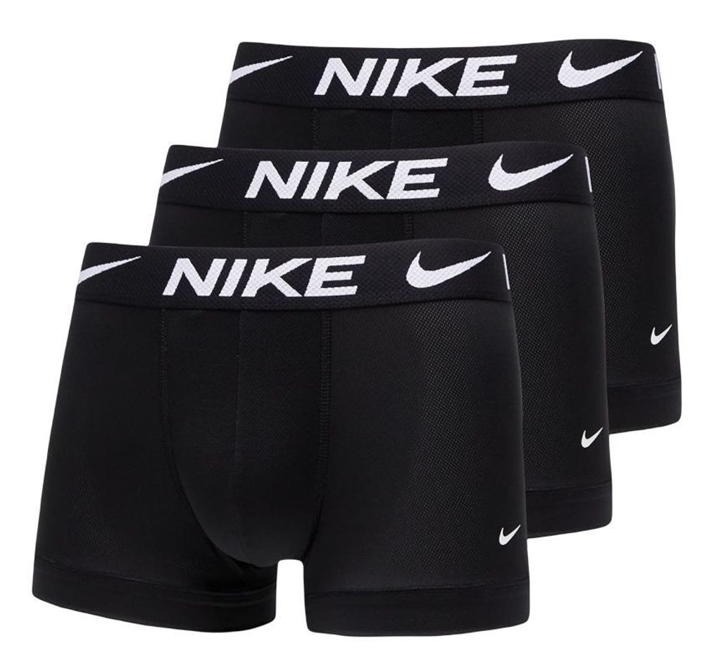 Мужские боксеры спортивные Nike Dri-Fit Advantage Micro Trunk 3P - black/black/black