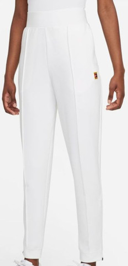Женские теннисные брюки Nike Court Dri-Fit Heritage Knit Pant W - белый