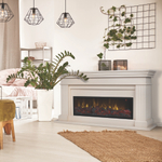 Каминокомплект Real Flame Ontario 42/BV WT с очагом Beverly 1000 (без обогрева)