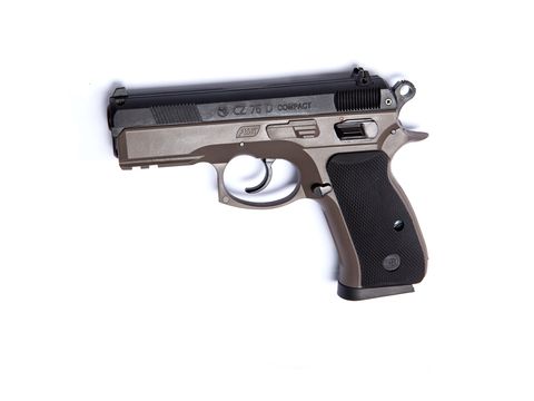 Страйкбольный пистолет ASG CZ 75D Compact серый, пружинный (Артикул 18603)