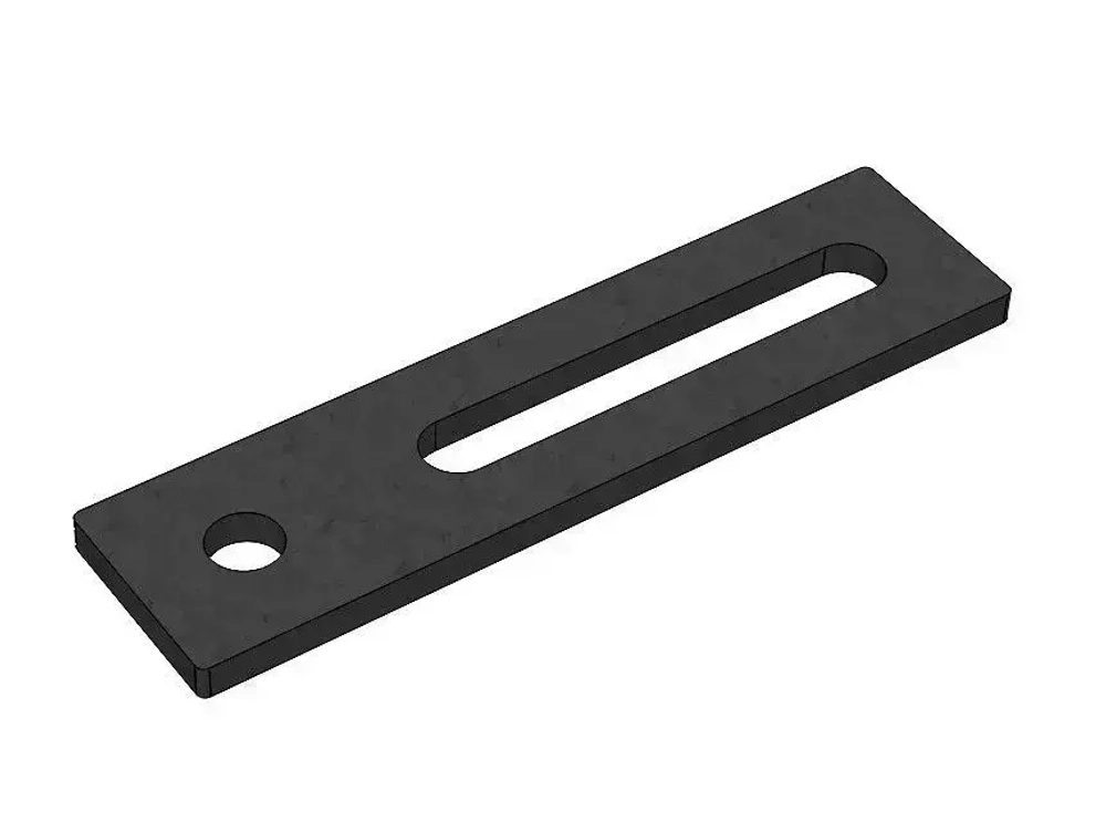 Упор прямой 200*50*8, 2шт, для сварочного, сборочного, монтажного стола