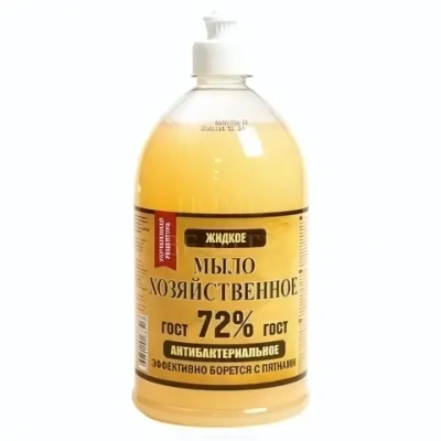 Мыло жидкое хозяйственное 72% «Romax» 1л