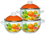 Набор кастрюль "Orange" №02