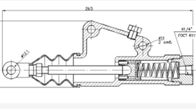 Цилиндр главный МЛ131-1602610
