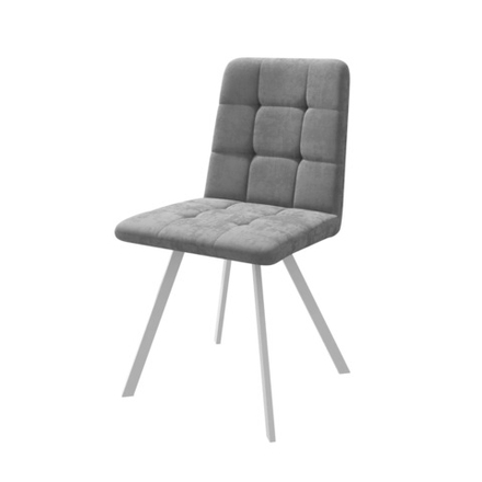 Стул ROMMY, БЕЛЫЙ/GREY LUX b22