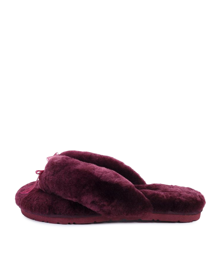 FLUFF FLIP FLOP II-dark purple