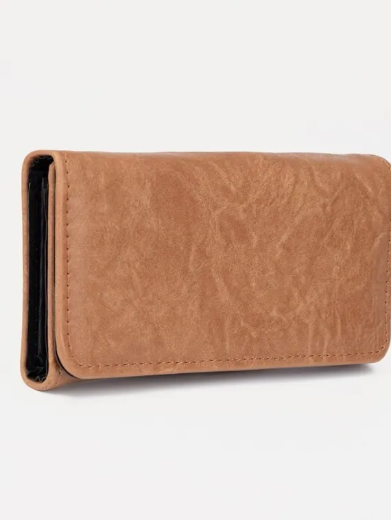 Кошелёк на магните, цвет коричневый
