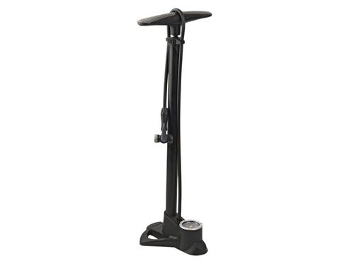 Насос напольный AAP Air Turbo2 алюминий маном. 11бар/160PSI 2 гол. на шланге (10) черный AUTHOR