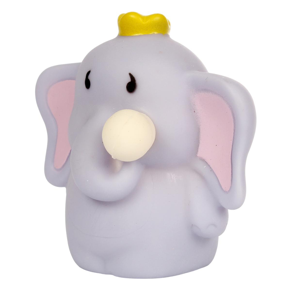 Мякиш Слоник выдувает пузырь, 3 цвета микс, с-30475