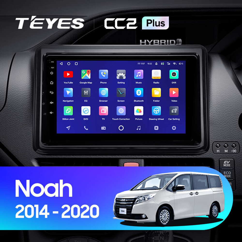 Teyes CC2 Plus 9" для Toyota Noah 2014-2020