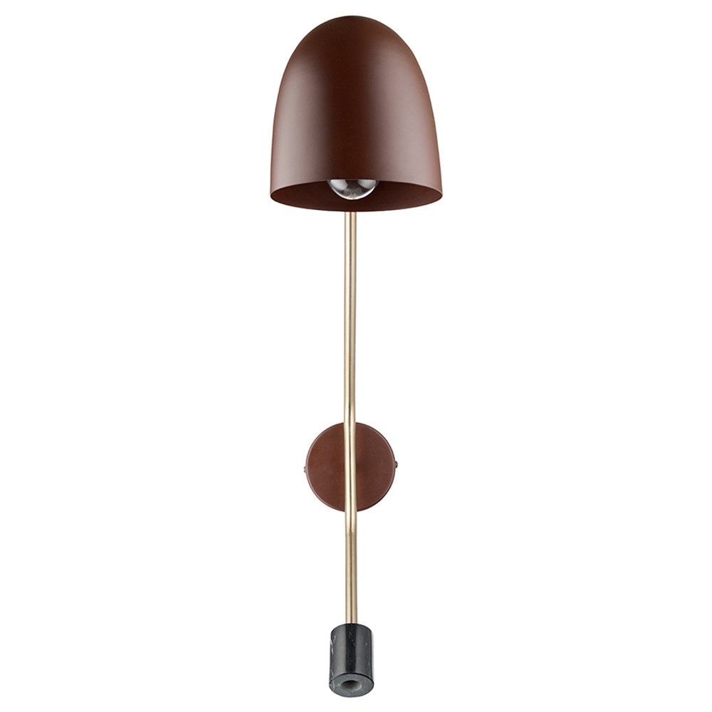 Светильник настенный fedd, 48х63 см, вишневый