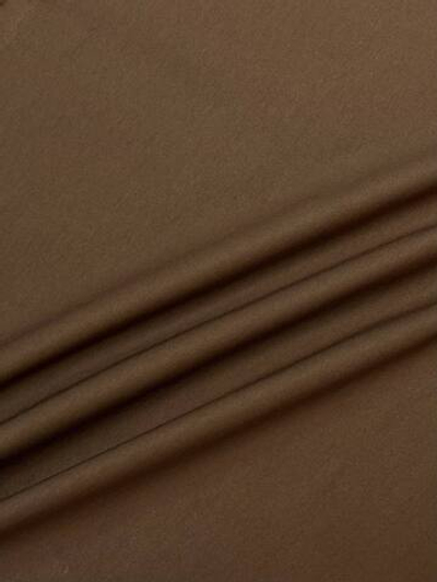 Хлопок с п/э и эластаном коричневый