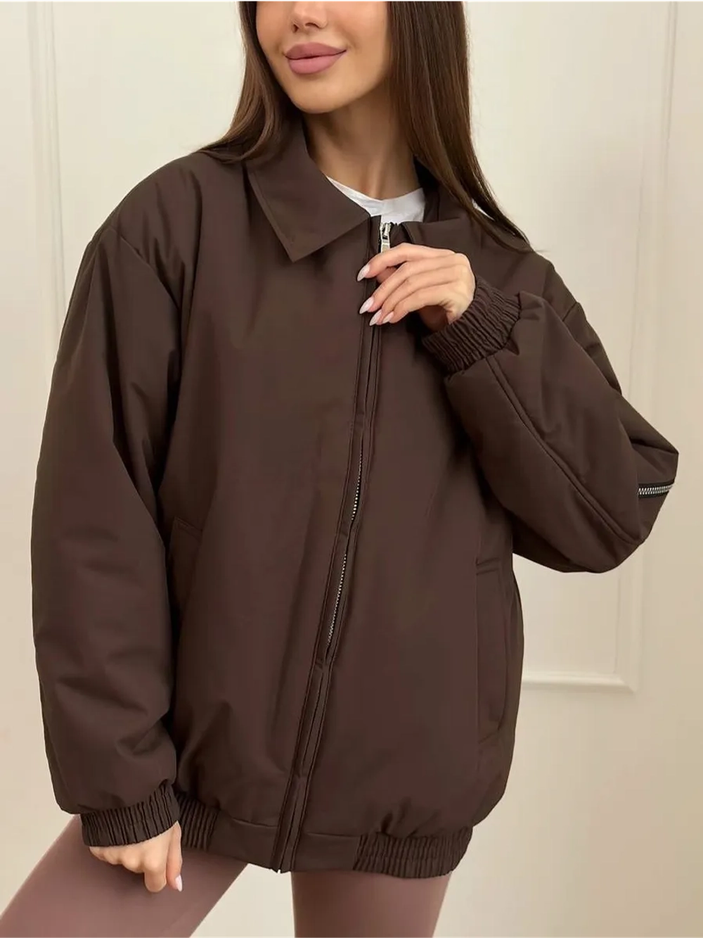 Куртка бомбер оверсайз