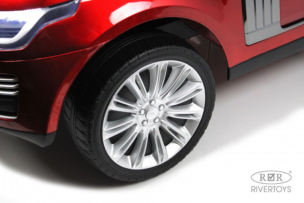 Детский электромобиль RiverToys Range Rover HSE 4WD Y222YY красный глянец