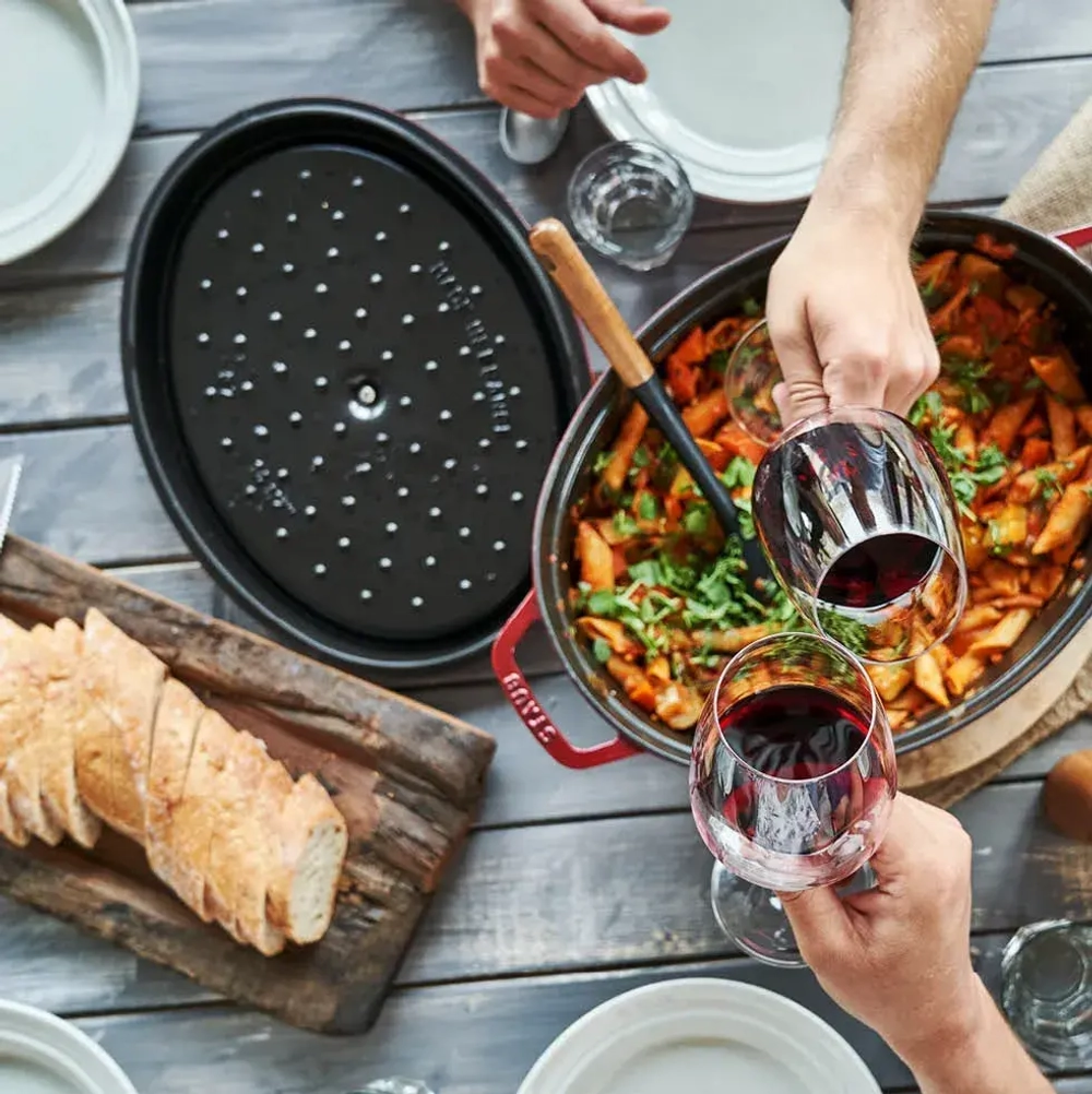STAUB Кокот чугунный овальный 4,2л 29см графит (сорт II)