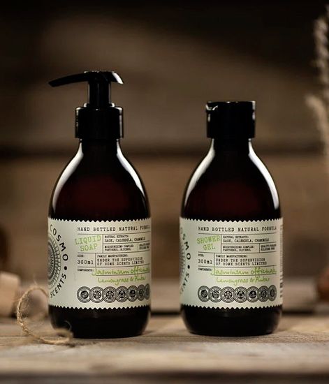 Жасмин лемонграсс и амбра, гель для душа, Eteria cosmo