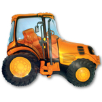 Шар Фольгированный Трактор оранжевый (Оранжевый)