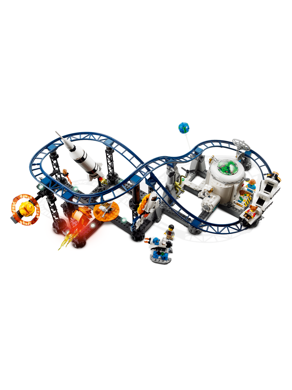LEGO Creator Space Roller Coaster 31142 лего 3в1 – космические американские горки, конструктор парк аттракционов с минифигурками, оригинал ЛЕГО 31142