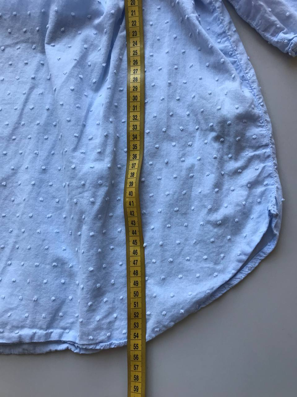 Блузка H&M кокетливая, маркировка 38, визуально на 44 размер