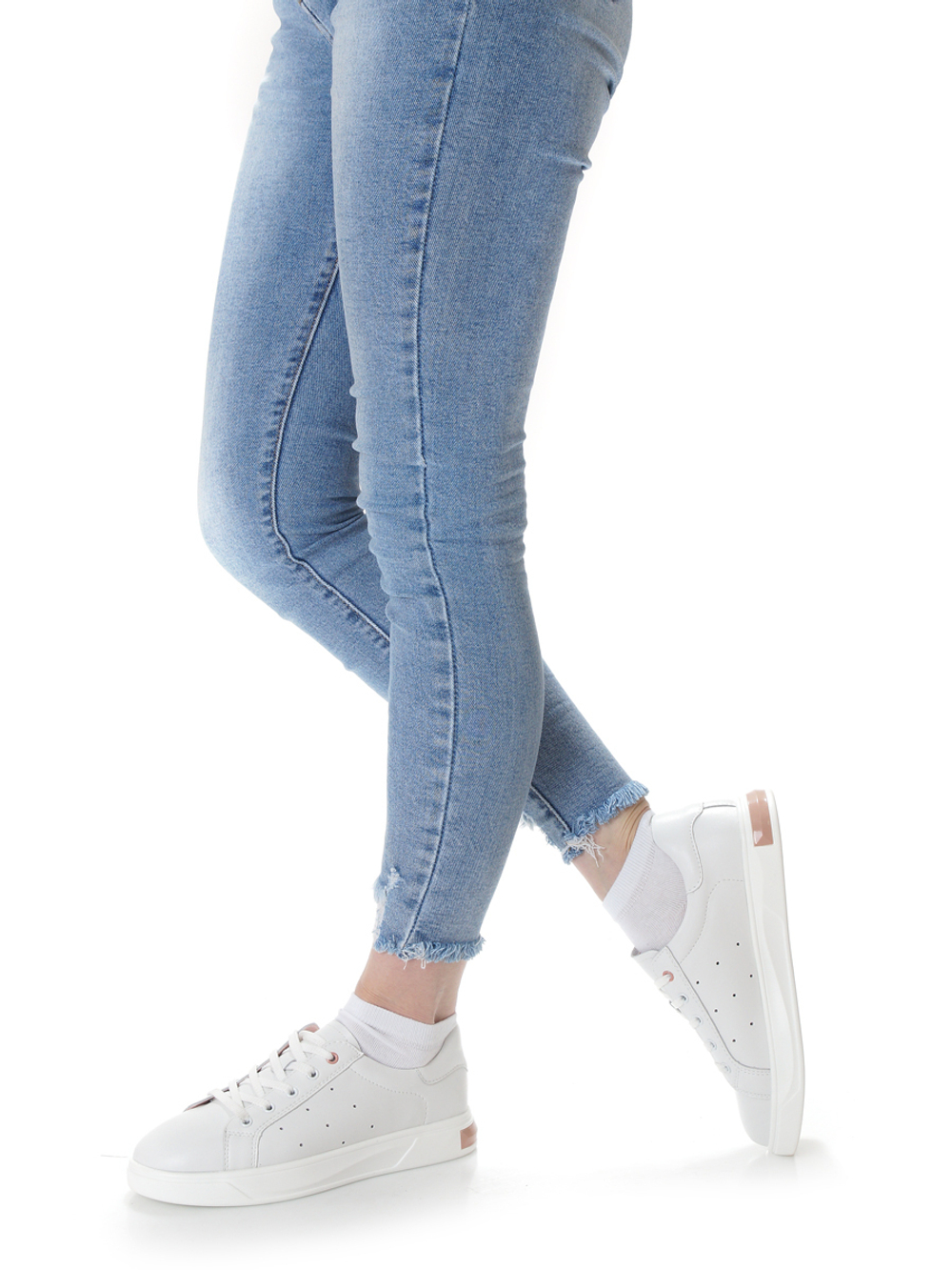 Кеды женские летние натуральная кожа