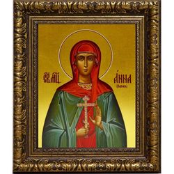 Анна Попова мученица. Икона на холсте.
