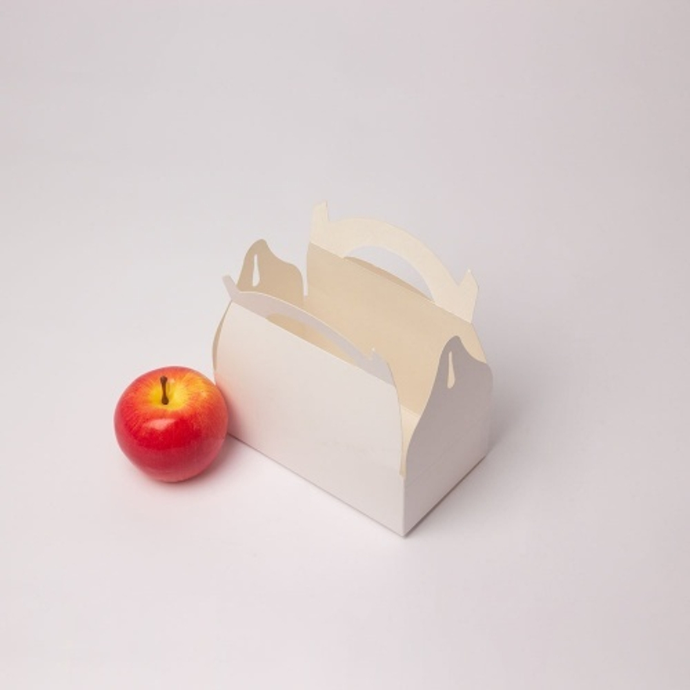 Коробка сундучок 17x5x10, белый, картон