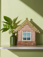 Набор для творчества стеклянная мозаика Домик . Витражное стекло , перламутровый . 8 цветов , 40 элементов .