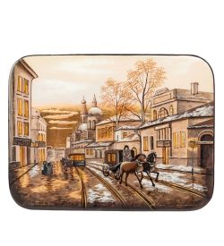 Народные промыслы ШК-55/ 19-B Шкатулка «Старая Москва» Буркова