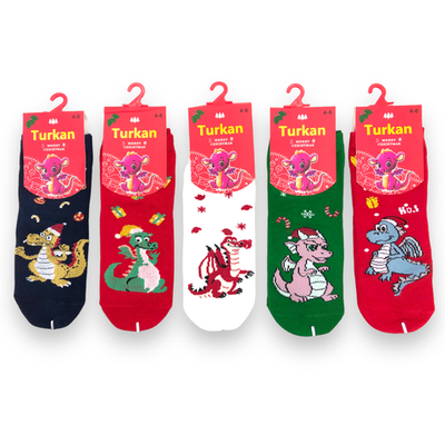 Новогодние детские носки "Turkan" N.8434 Дракон