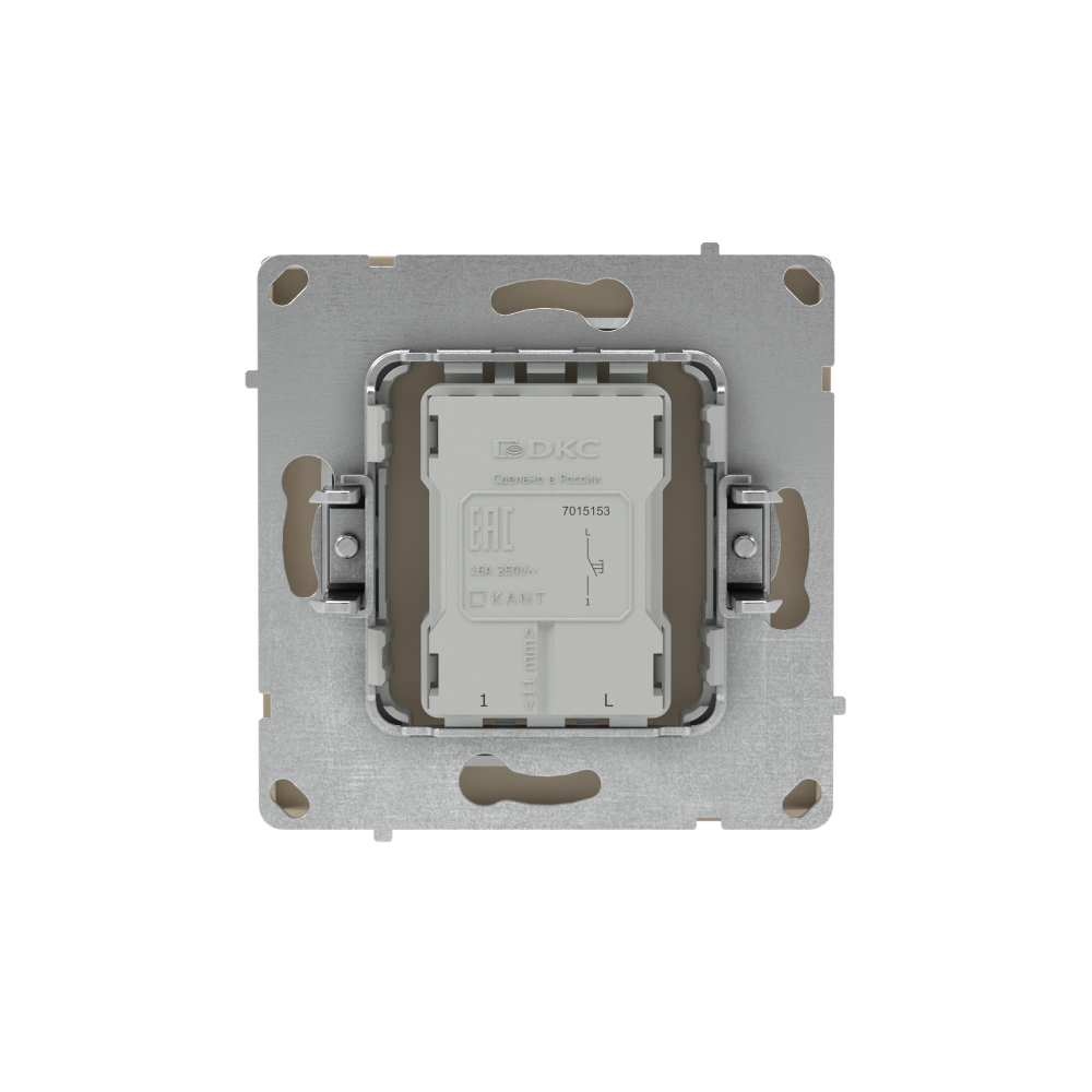 Кнопка одноклавишная, KANT, ванильный марципан