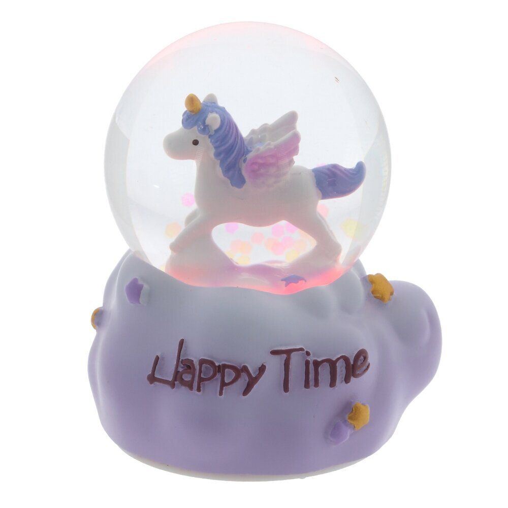 GAEM Фигурка декоративная "Лошадка" в стекл шаре (подсвет, 3xLR41), D4.5 см, L5,5 W5 H7 см, 4в.