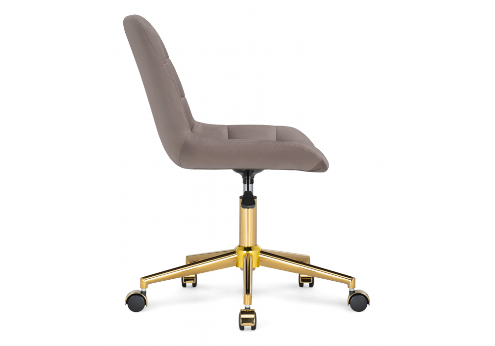Офисное кресло Woodville Честер латте, золото